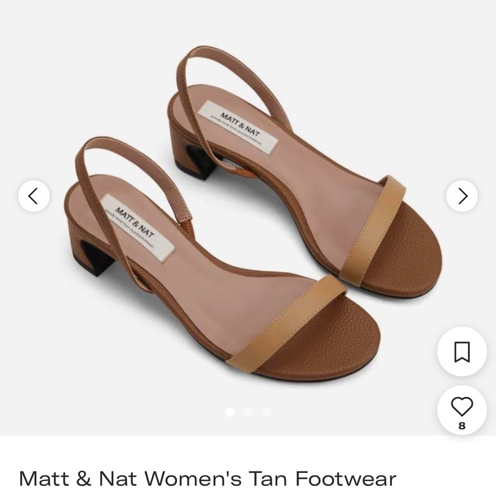 Matt & Nat Women's Pepita Sandal in Chili